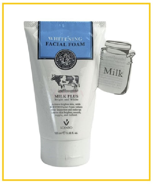BEAUTY BUFFET 泰國牛奶洗面乳 SCENTIO MILK PLUS Q10 WHITENING FACIAL FOAM 100ML