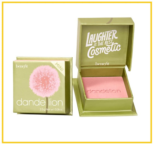 BENEFIT 貝玲妃迷你蒲公英腮紅胭脂 COSMETICS DANDELION BABY-PINK BLUSH MINI 2.5G