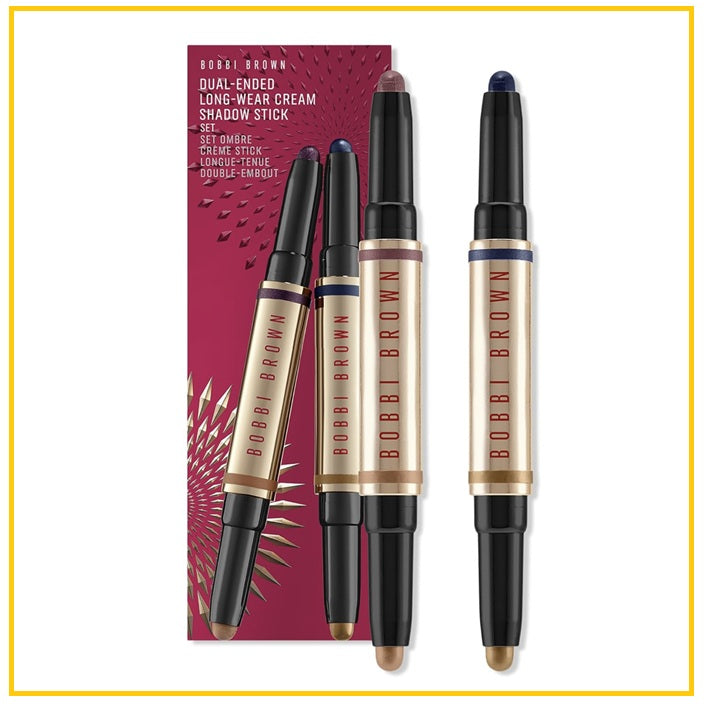BOBBI BROWN 芭比布朗流雲雙頭眼影筆套裝 DUAL-ENDED LONG-WEAR WATERPROOF CREAM EYESHADOW STICK 2 PIECE KIT DUO SET 1.6G X2