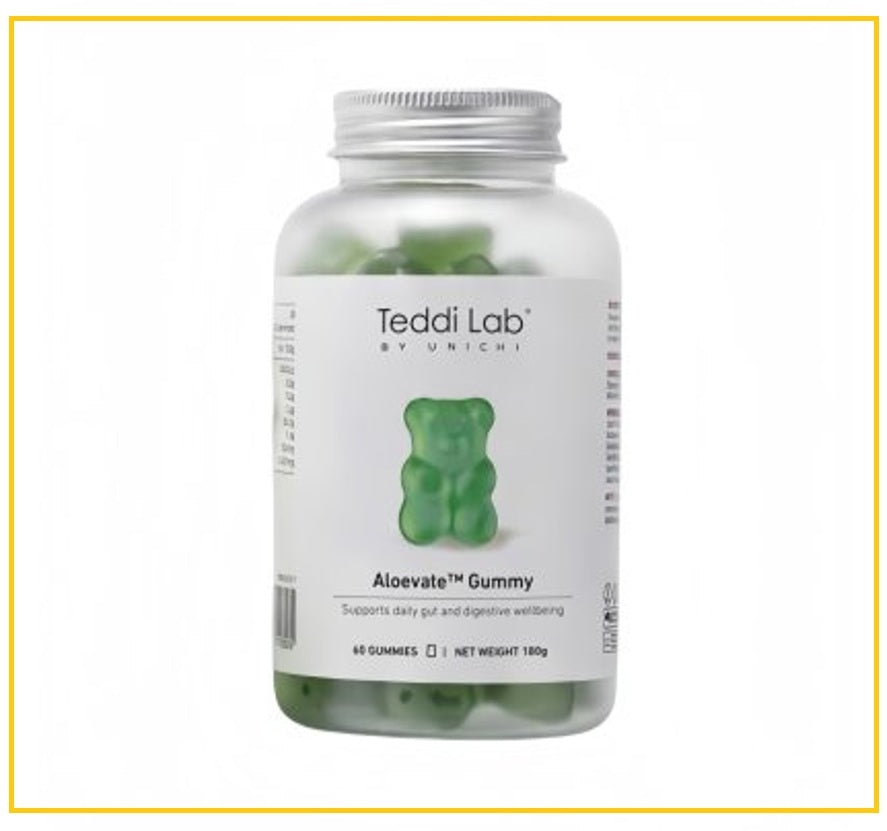 UNICHI 蘆薈小熊軟糖60粒 TEDDI LAB ALOEVATE 60 GUMMIES