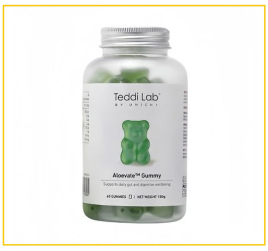 UNICHI 蘆薈小熊軟糖60粒 TEDDI LAB ALOEVATE 60 GUMMIES