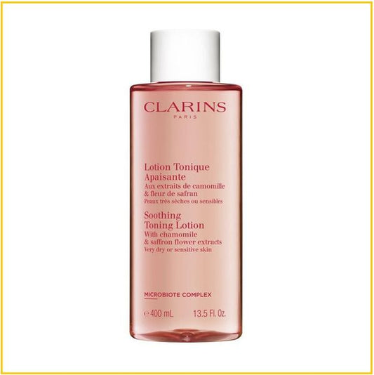 CLARINS SOOTHING TONING LOTION FOR VERY DRY OR SENSITIVE SKIN 400ML