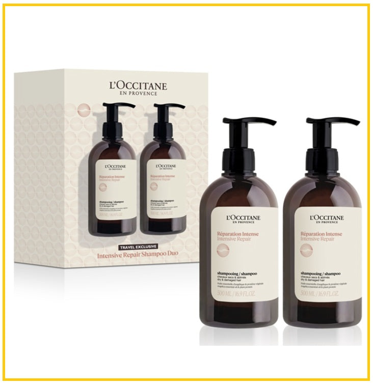L'OCCITANE INTENSIVE REPAIR SHAMPOO DUO SET