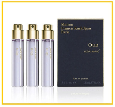 MAISON FRANCIS KURKDJIAN 庫爾吉安烏木絲綢旅行香水三支套裝 MFK OUD SATIN MOOD EDP SET 11ML X3
