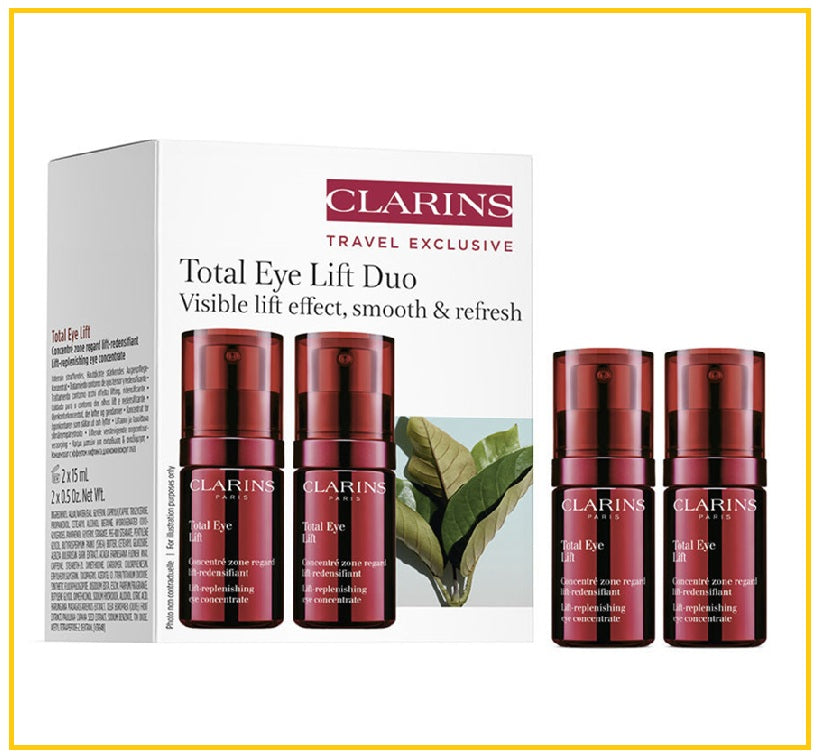 CLARINS 嬌韻詩多維密集提拉眼霜兩件套裝 TOTAL EYE LIFT DUO SET 15ML X2