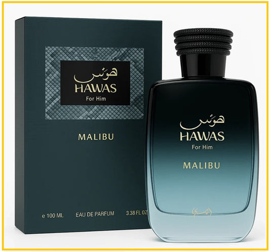 RASASI 拉莎斯哈瓦斯馬利布濃香水 HAWAS MALIBU EDP 100ML