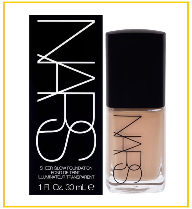 NARS SHEER GLOW FOUNDATION #GOBI / #MONT BLANC / #PATAGONIA / #MARQUISES / #SALZBURG / #MALI / #CADIZ / #ZAMBIE / #BAHIA / #MESSINE / #BARBADOS / #ARUBA 30ML
