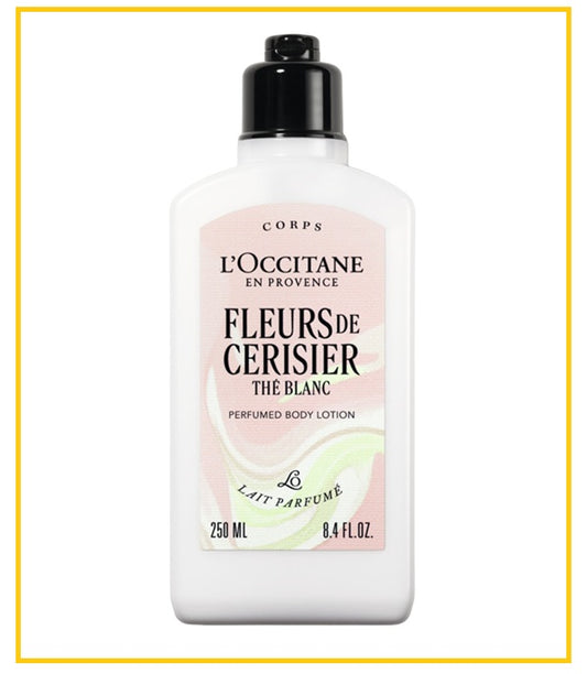 L'OCCITANE 歐舒丹白茶戀櫻身體乳 LOCCITANE FLEURS DE CERISIER BODY LOTION 250ML