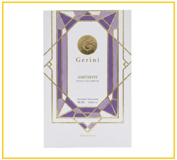 GERINI 杰日尼水晶系列紫水晶濃香水 CRYSTAL AMETHYST EXTRAIT DE PARFUM 90ML