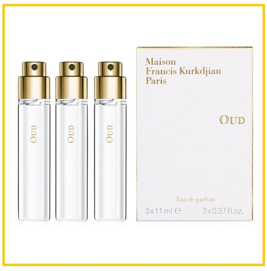 MAISON FRANCIS KURKDJIAN 庫爾吉安烏木香水三件套裝 MFK OUD EDP TRAVEL REFILLS 11ML X3 DUO SET