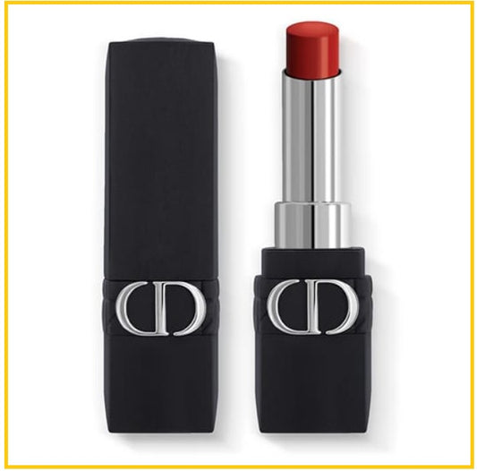 DIOR 迪奧磨砂黑管霧面鎖色口紅唇膏 ROUGE FOREVER #626 / #840 3.2G