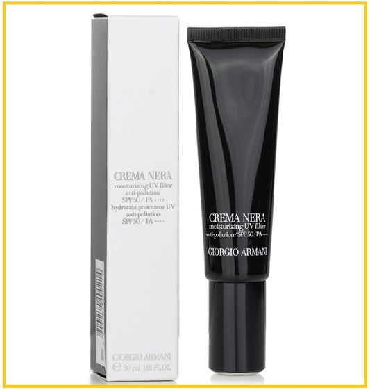 GIORGIO ARMANI 阿瑪尼黑曜石防曬 CREMA NERA MOISTURIZING UV FILTER SPF50 30ML