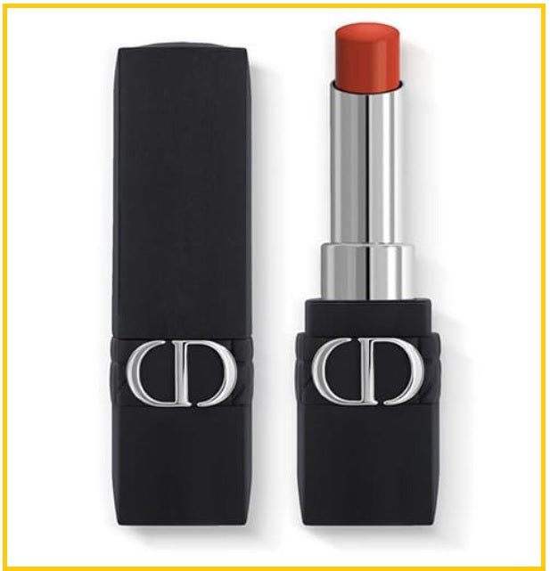 DIOR 迪奧磨砂黑管霧面鎖色口紅唇膏 ROUGE FOREVER #626 / #840 3.2G
