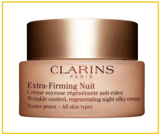 CLARINS 嬌韻詩彈簧晚霜面霜 EXTRA FIRMING NUIT REGENERATING NIGHT SILKY CREAM 50ML