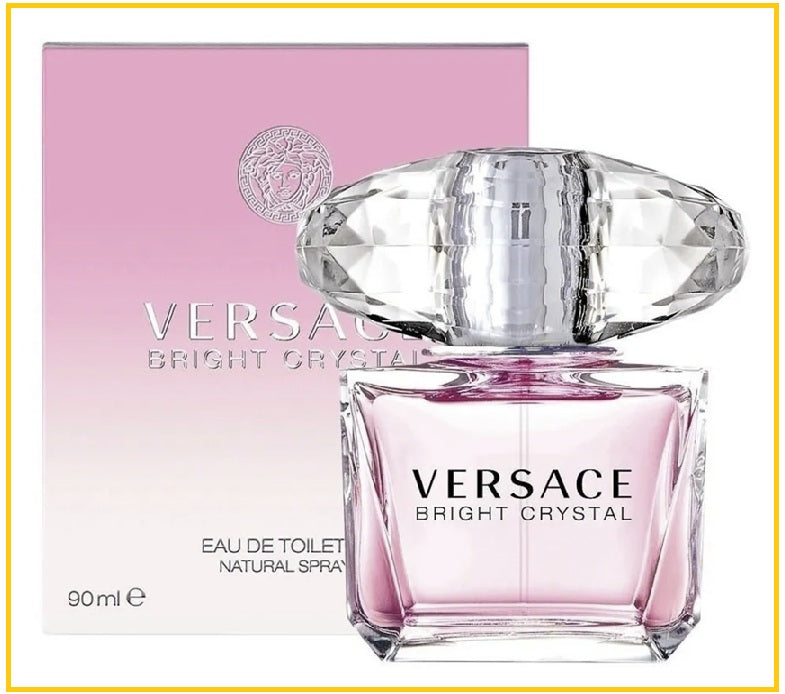 VERSACE 范思哲晶鑽粉鑽女士淡香水 BRIGHT CRYSTAL EAU DE TOILETTE SPRAY 30ML / 50ML / 90ML