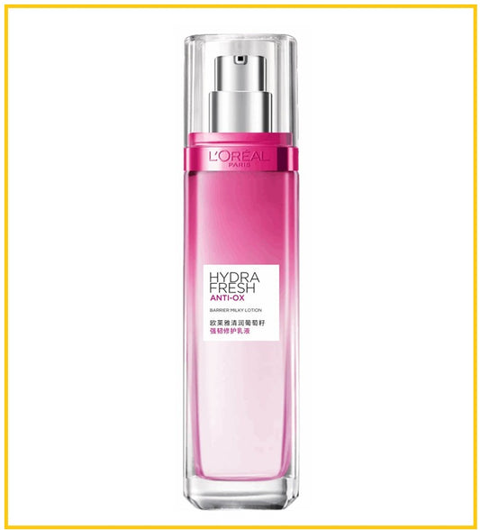 L'OREAL PARIS 歐萊雅葡萄籽精華水 LOREAL HYDRA FRESH ANTI-OX GRAPE SEED HYDRATING BARRIER MASK-IN-LOTION 130ML