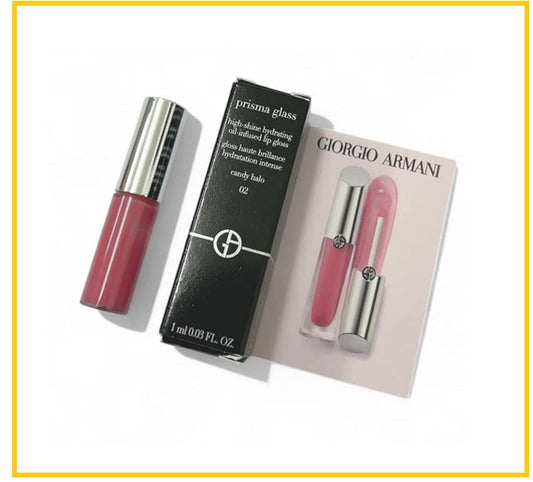 GIORIGO ARMANI 阿瑪尼玻璃唇釉小樣 PRISMA GLASS LIP GLOSS #02 CANDY HALO 1ML
