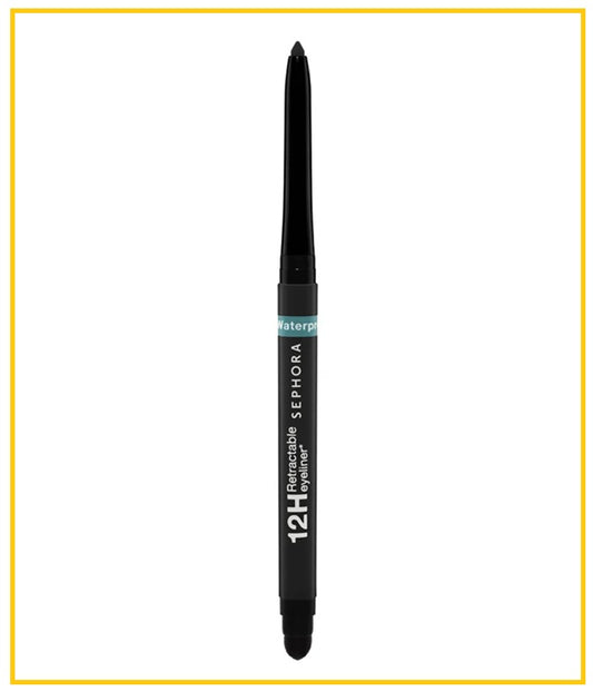 SEPHORA 絲芙蘭炫彩迴旋眼線筆 12H RETRACTABLE EYELINER PENCIL #01 BLACK MATTE 0.3G