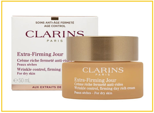 CLARINS 嬌韻詩煥顏緊緻日霜面霜 (適合任何肌膚) EXTRA FIRMING JOUR WRINKLE CONTROL FIRMING DAY SILKY CREAM 50ML (ALL SKIN TYPES)