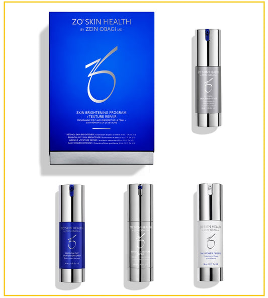 ZO SKIN HEALTH 精華組合4件套裝 BRIGHTENING PROGRAM & TEXTURE REPAIR DUO SET