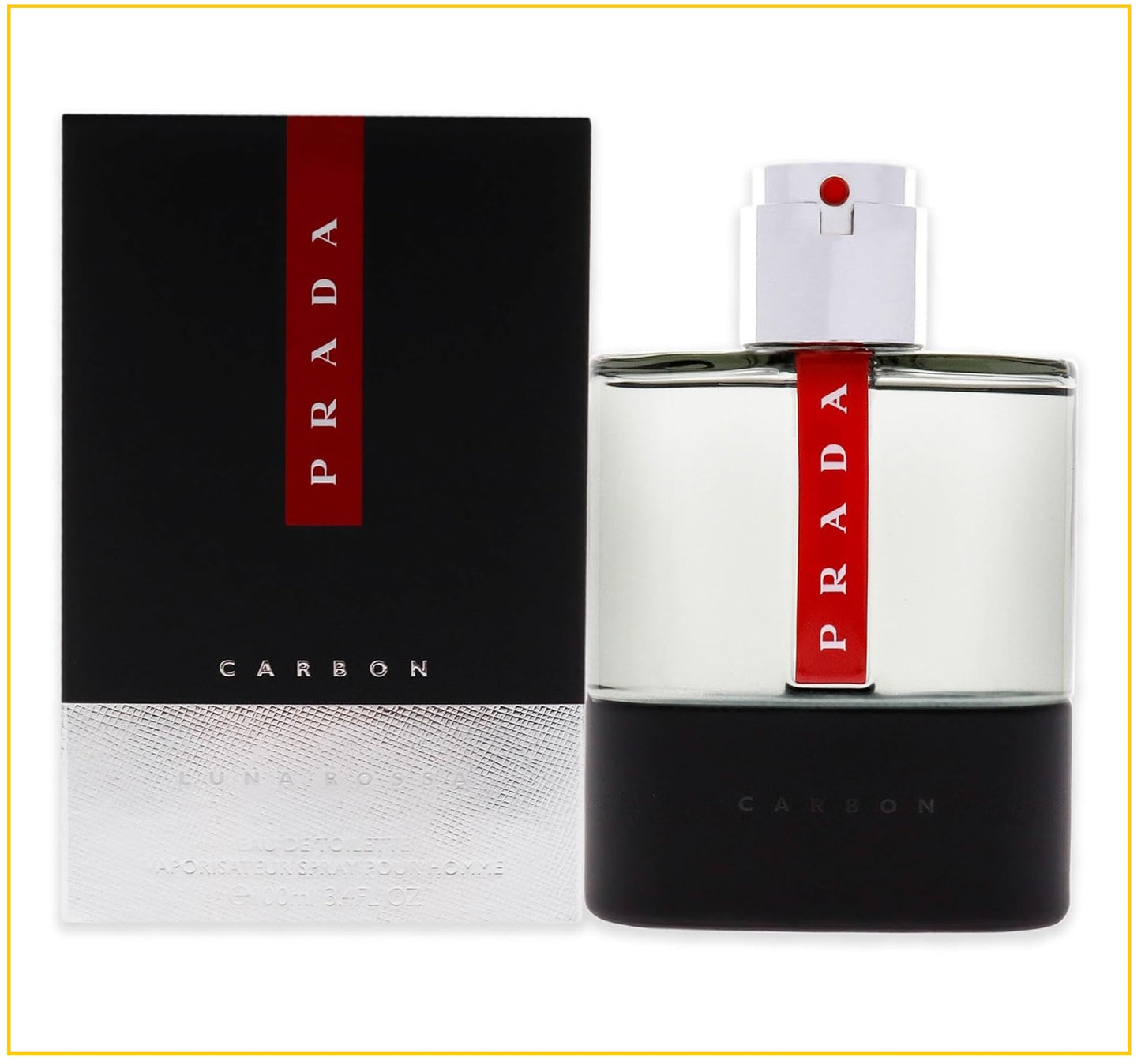 PRADA 普拉達卓越勁黑男性淡香水 LUNA ROSSA CARBON EAU DE TOILETTE 50ML / 100ML