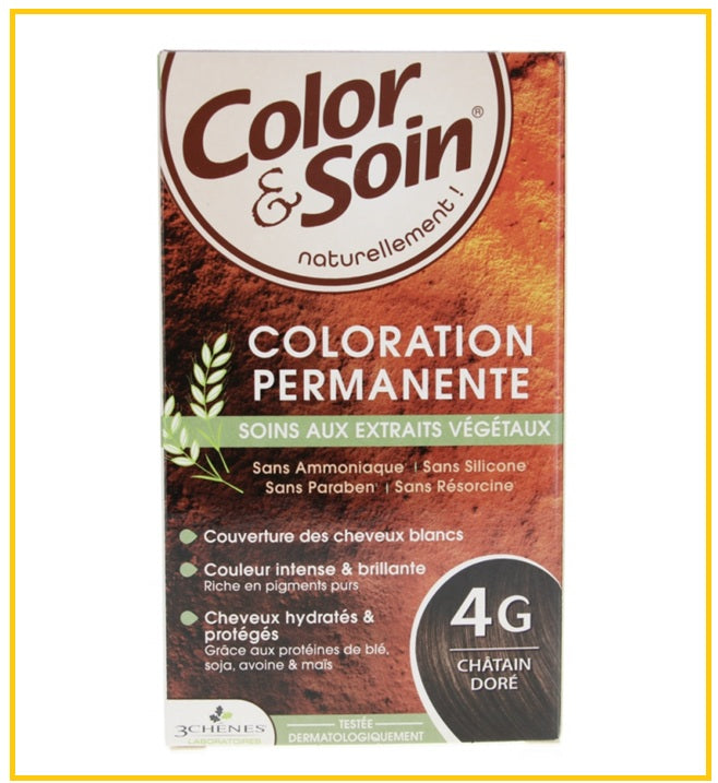 3CHENES 三橡樹植物染髮劑 COLOR & SOIN HAIR COLOUR #1N / #4M / #3N / #4B / #5G / #4A / #5N / #5M / #4G / #6G / #5GM / #4N / #5B / #7GC 135ML