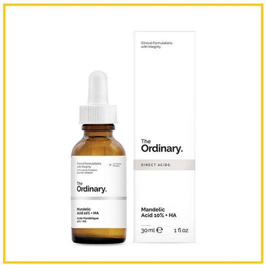 THE ORDINARY 10%杏仁酸 + HA透明質酸溫和去角質精華 MANDELIC ACID 10% + HA EXFOLIATING SERUM 30ML