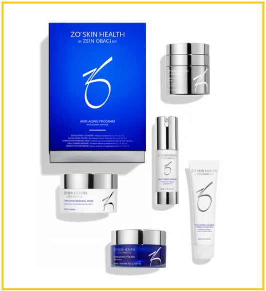 ZO SKIN HEALTH 潔面磨砂爽膚精華組合5件套裝 ANTI-AGING PROGRAM DUO SET