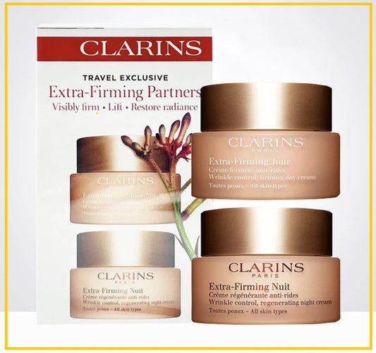 CLARINS 嬌韻詩彈簧日晚霜套裝 EXTRA FIRMING PARTNERS TRAVEL EXCLISIVE DUO SET