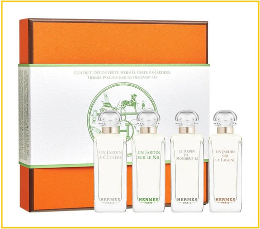 HERMES 愛馬仕花園4件套裝 LA COLLECTION DES PARFUMS JARDINS SET 7.5ML X4