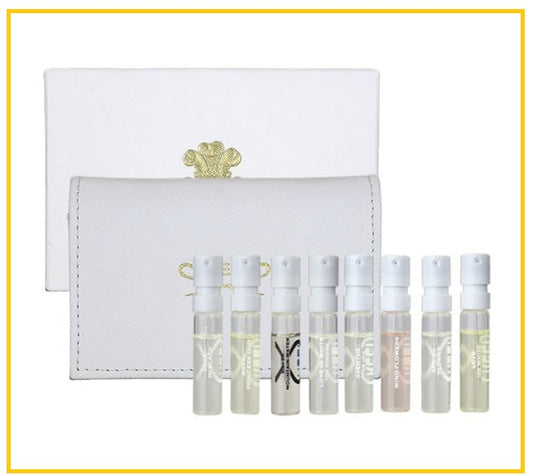 CREED 克雷德女士香水8件套裝小樣 WOMEN'S LEATHER WALLET EAU DE PARFUM 8 PCS DUO SET 1.7ML X8