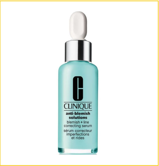 CLINIQUE ANTI-BLEMISH SOLUTIONS + LINE CORRECTING SERUM 30ML 祛痘小藍瓶精華