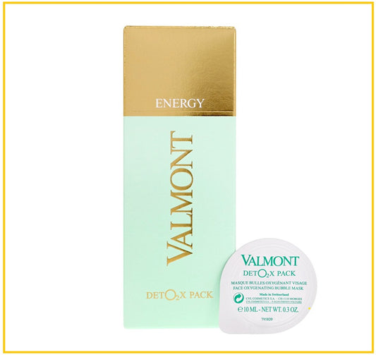VALMONT 法而曼淨化注養輕感面膜 DETO2X PACK OXYGENATING BUBBLE MASK 10ML X6