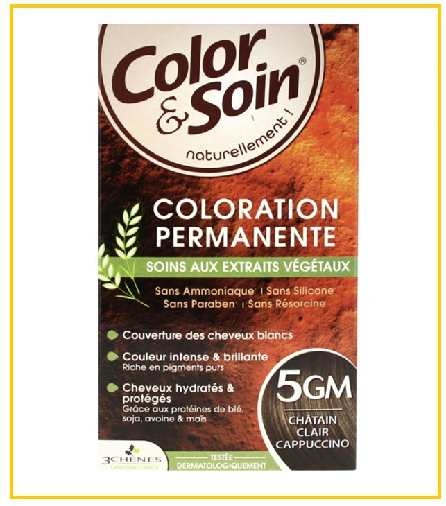 3CHENES 三橡樹植物染髮劑 COLOR & SOIN HAIR COLOUR #1N / #4M / #3N / #4B / #5G / #4A / #5N / #5M / #4G / #6G / #5GM / #4N / #5B / #7GC 135ML