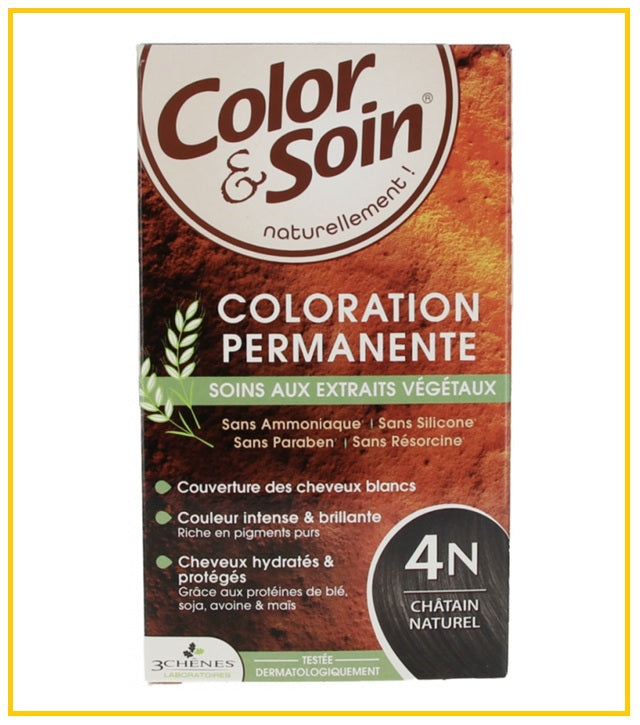 3CHENES 三橡樹植物染髮劑 COLOR & SOIN HAIR COLOUR #1N / #4M / #3N / #4B / #5G / #4A / #5N / #5M / #4G / #6G / #5GM / #4N / #5B / #7GC 135ML