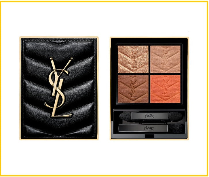 YVES SAINT LAURENT 聖羅蘭皮四色眼影盤 YSL COUTURE MINI CLUTCH EYESHADOW PALETTE #500 MEDINA GLOW 5G