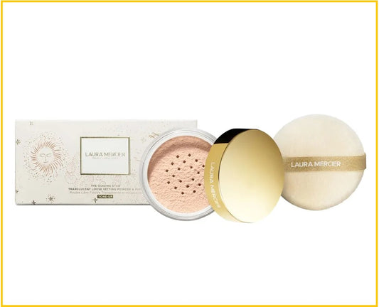 LAURA MERCIER 羅拉限量柔焦蜜粉 THE GUIDING STAR TRANSLUCENT LOOSE SETTING POWDER & PUFF #TRANSLUCENT HONEY 29G (LIMITED EDITION)