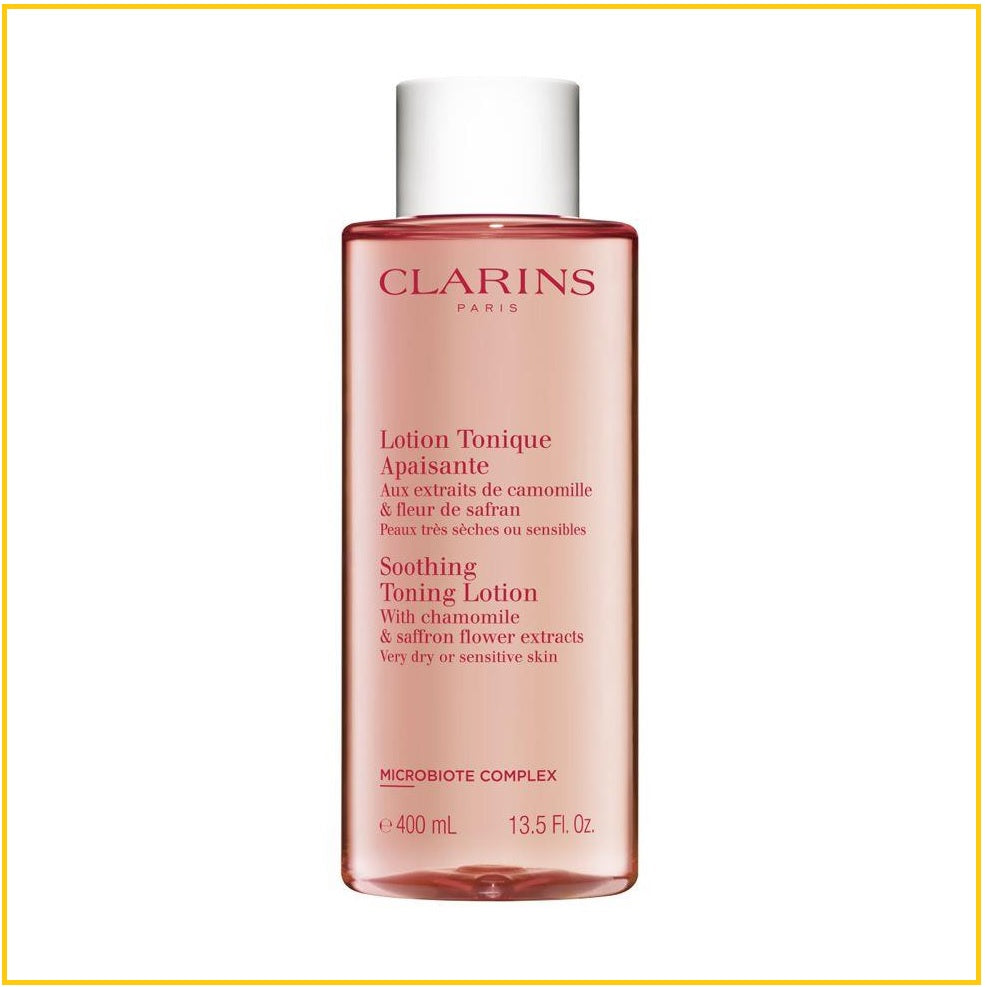 CLARINS SOOTHING TONING LOTION FOR VERY DRY OR SENSITIVE SKIN 200ML / 400ML 植萃紓緩爽膚露 (乾性至敏感肌適用)