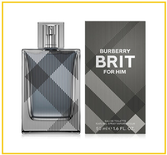 BURBERRY 巴寶莉黑風格男仕香水 BRIT FOR HIM EAU DE TOILETTE SPRAY 50ML