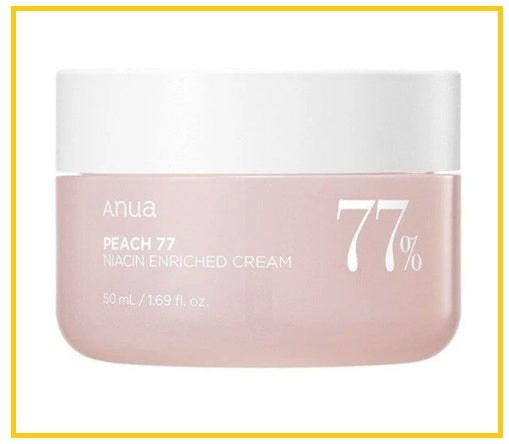 ANUA 桃子煙酰胺發酵乳酸美白保濕霜 PEACH 77% NIACIN ENRICHED CREAM 50ML
