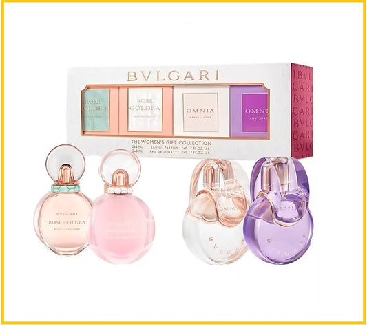 BVLGARI 寶格麗女士香水四件套裝 ESTUCHE MINI BVLGARI DUO SET 5ML X4