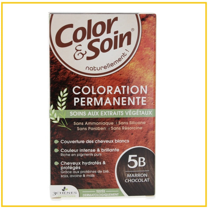 3CHENES 三橡樹植物染髮劑 COLOR & SOIN HAIR COLOUR #1N / #4M / #3N / #4B / #5G / #4A / #5N / #5M / #4G / #6G / #5GM / #4N / #5B / #7GC 135ML