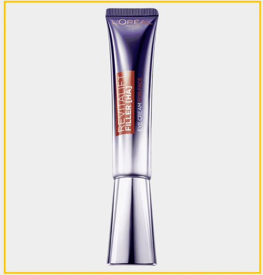 L'OREAL 歐萊雅紫熨斗2.0眼霜 LOREAL REVITALIFT FILLER [HA] EYE CREAM FOR FACE 2.0 30ML