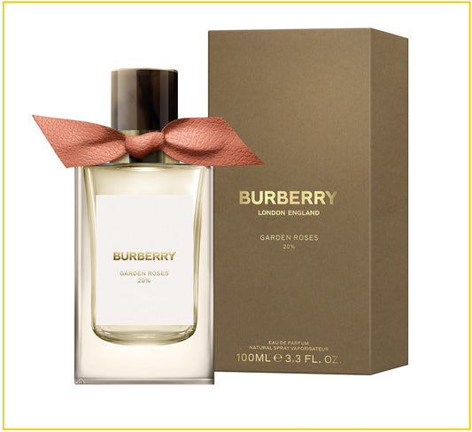 BURBERRY 巴寶莉高定香氛紅玫瑰香水 BESPOKE COLLECTION GARDEN ROSES 20% UNISEX EDP 100ML