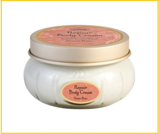 SABON REPAIR BODY CREAM GREEN ROSE 200ML 綠玫瑰身體保濕潤膚霜
