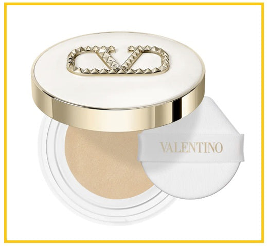 VALENTINO 華倫天奴高光輕透氣墊粉底 GO-CUSHION GLOW 24H WEAR LIGHTWEIGHT MESH CUSHION FOUNDATION #LN1 / #LN2 12G