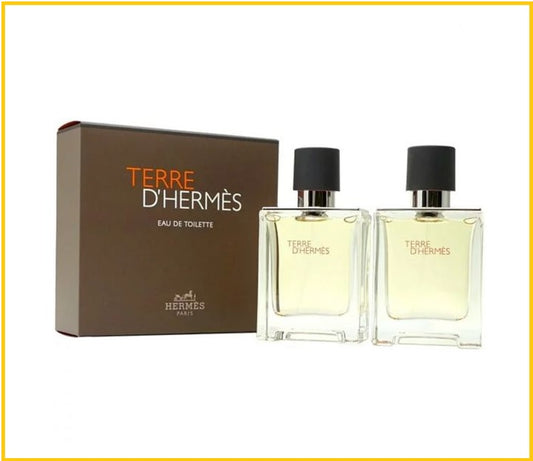 HERMES 愛馬仕大地男士淡香水套裝 TERRE D'HERMES EAU DE TOILETTE DUO SET 50ML X2