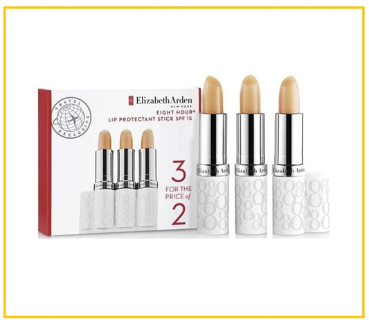 ELIZABETH ARDEN 伊莉莎白雅頓8小時唇膏三件套裝 EIGHT HOUR LIP PROTECTANT STICK TRIO DUO SET 3.7G X3