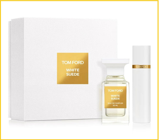 TOM FORD 湯姆福特白麝香禮盒套裝 WHITE SUEDE WHITE MUSK DUO SET 50ML + 10ML