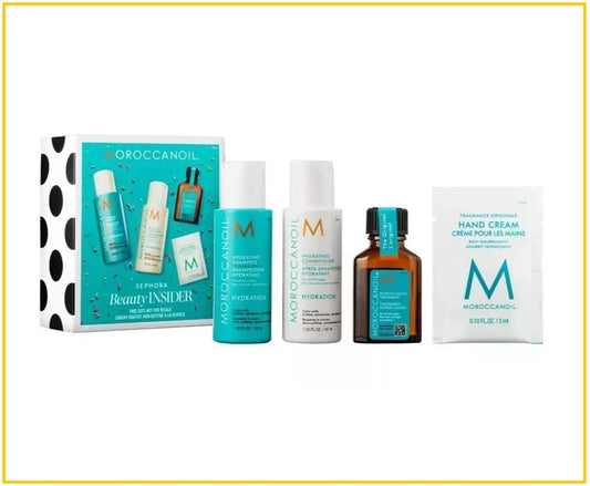 MOROCCANOIL 摩洛哥洗護旅行套裝 MINI SHAMPOO CONDITIONER TREATMENT HAND CREAM 4PC TRAVEL DUO SET